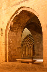 Fototapeta premium Portico of the Cathedral of Santo Domingo de la Calzada, ST.James way, La Rioja, Spain