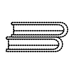 Books piled up icon vector illustration graphic design