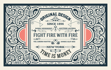 old advertising design