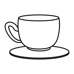 Cup of coffee icon vector illustration graphic design