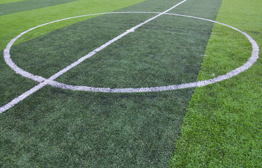 Fototapeta premium green glass ,soccer field
