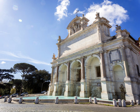 Fontana dell'Acqua Paola in Rome