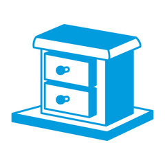 Wooden box drawer icon vector illustration graphic design