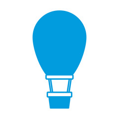 Obraz premium Hot air balloon icon vector illustration graphic design