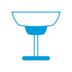 Glass cup symbol icon vector illustration graphic design