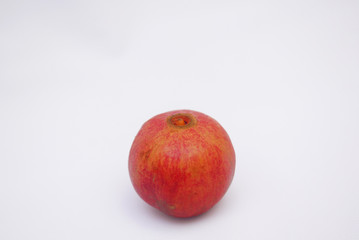Pomegranate Fruit Isolated Over White Background