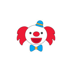Circus clown Vector illustration