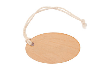 wooden blank seal swing tag