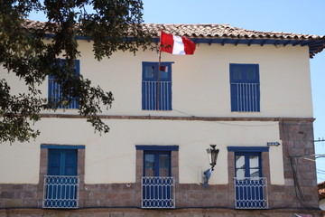 Cusco city views, on a sunny day during the dry season