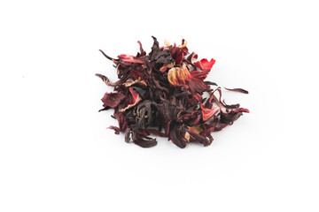 Pile of Hibiscus Tea. Top View