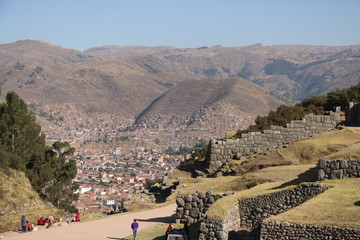 Panoramic views of Cusco city, Peru