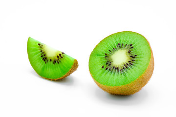 kiwi isolated on white background