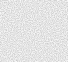 Vector seamless labyrinth maze