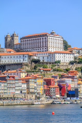 Fototapeta na wymiar Vista da Ribeira do Porto