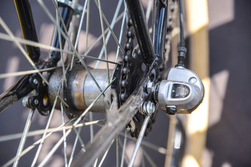 Fototapeta na wymiar bicycle internal hub