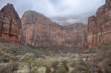 Big Bend, a vista point of Zion National Park, Utah