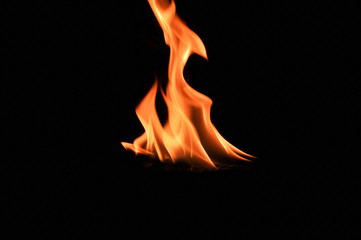 fire, Fire flames on black background,Fire flames background