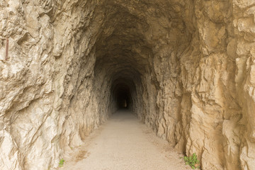 Greenway of irati in the mouth of lumbier, Navarra