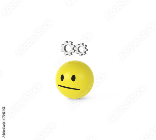 "Smiley überlegt " Stockfotos und lizenzfreie Bilder auf Fotolia.com