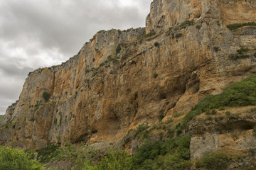 Greenway of irati in the mouth of lumbier, Navarra