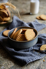 Fresh vanilla butter biscuits