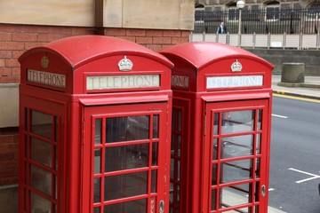 Leeds red telephone