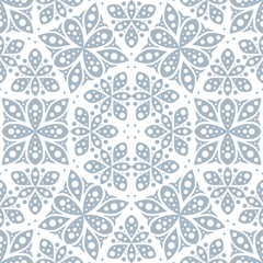 Abstract seamless pattern in vintage style. Interlocking shapes and textures.