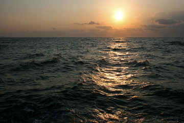 Sunrise over the sea