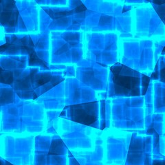 Abstract turquoise blue seamless digital business design