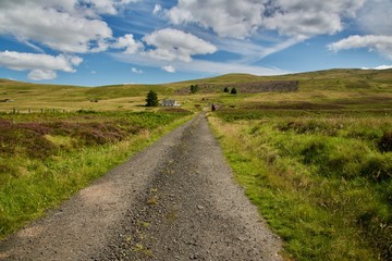 Fototapeta na wymiar panorama of Scotland Highlands in England