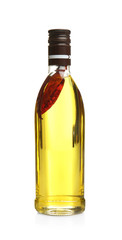 Bottle of cooking oil, isolated on white