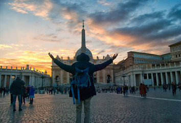 Vatican dome and bridge