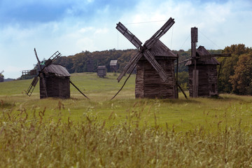 Fototapeta na wymiar Mills in the Pirogovo Museum