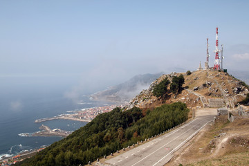 vistas desde el monte de Santa Tecla