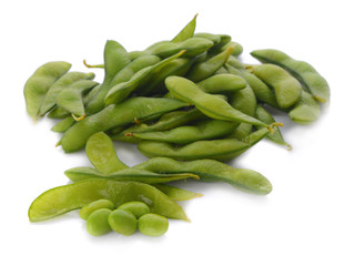 Japanese soybean On a white background