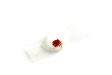 Blood on cotton wool