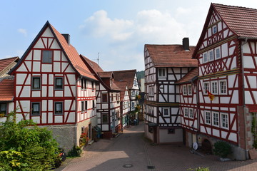 Fachwerkhäuser in der Altstadt von Bad Orb
Hessen