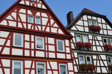 Fachwerkhäuser in der Altstadt von Bad Orb
Hessen