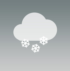 Snow weather icon