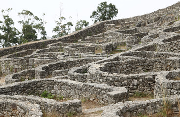 citania de castros celtas en La Guardia, Galicia, Spain © M.Madriñán
