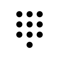 Fototapeta premium Mobile Keypad icon