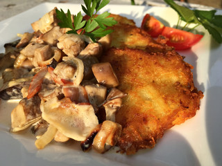 organisch, lifestyle, foodie, königspilz, steinpilz, rösti, deli, gastronomie, werbetafel