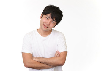 Obraz premium 笑顔の青年