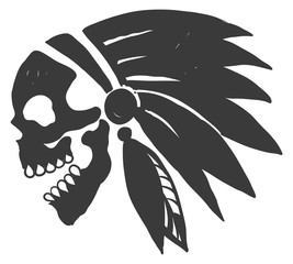 Tattoo Indian Skull