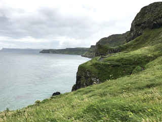 Northern Ireland path to carrick-a-rede