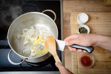 Kürbis - Kürbissuppe Rezept 9 - Ingwer zugeben