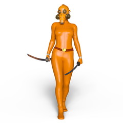 スーパーウーマン剣士