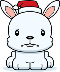 Cartoon Angry Xmas Bunny