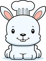 Obraz na płótnie Canvas Cartoon Smiling Chef Bunny