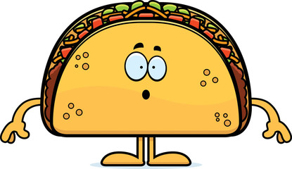 Surprised Cartoon Taco